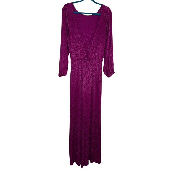 Sezane Editions Debbie Jumpsuit Romper Wide Leg Pants V Neck Back 38 US 6 - Picture 8 of 12